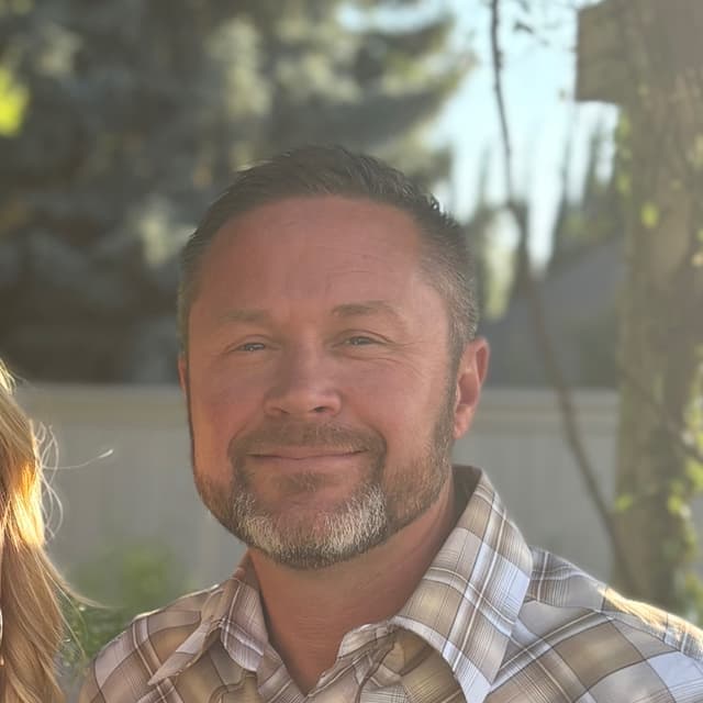 Mans haircut and beard trimmed at Lotus Salon in Lotus, CA